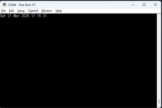 teraterm starting up