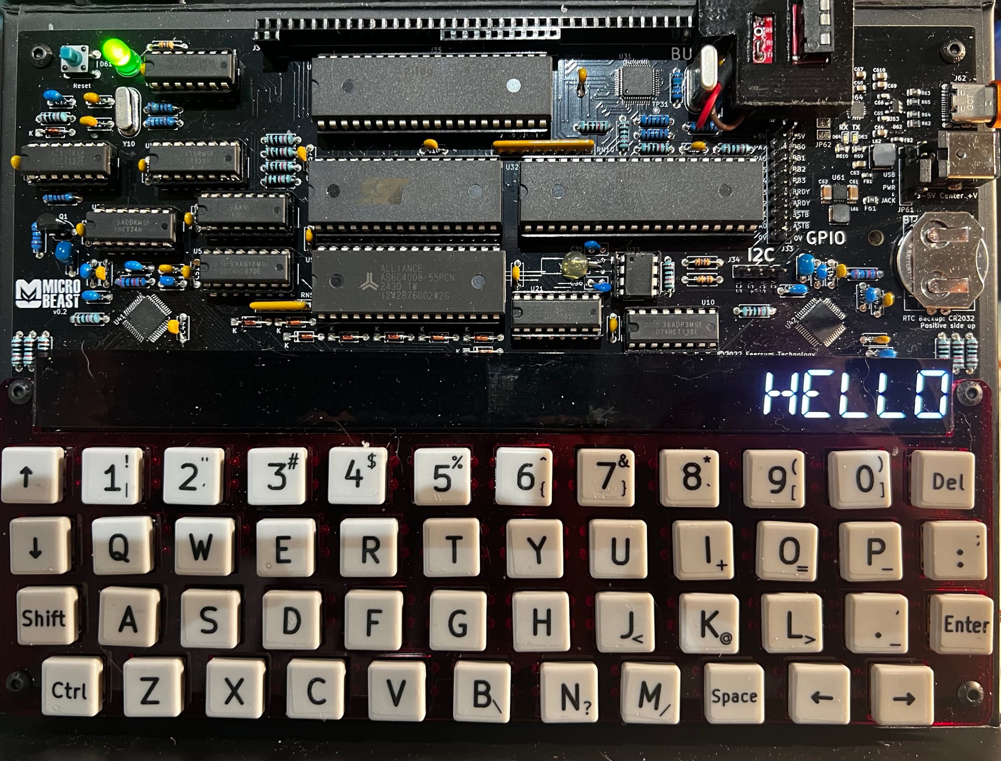 MBASIC running FONTS.BAS